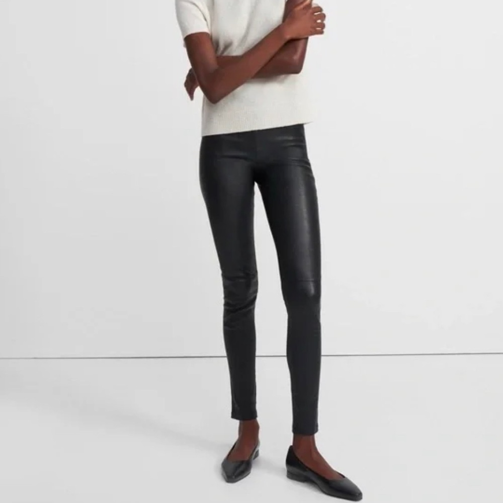Theory Lamb Leather Pants- Miana